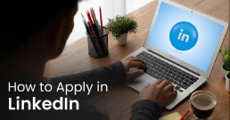 How to apply in LinkedIn
