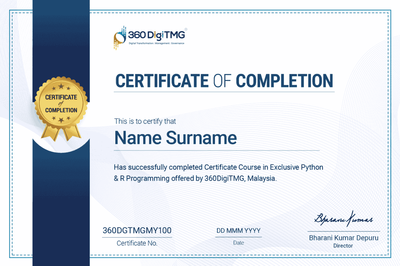 r and python certification